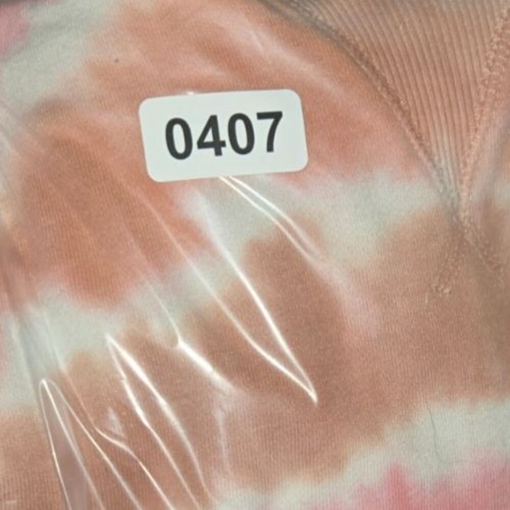 Aéropostale Tie Dye Cropped Hoodie XS Pink Brown Soft Girl Festival - Picture 7 of 7